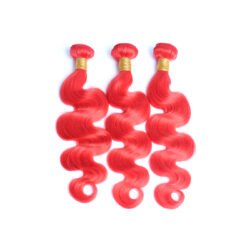 Red Color Body Wave Virgin Human Hair Bundles 12a Brazilian Hair 8-32inch Wholesale Raw Hair