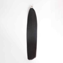 Straight Micro Ring Loop Miracle Knots Feather Crochet Hair Extension Remy Hair