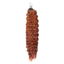 30# Burmese Curly Micro Ring Loop Miracle Knots Feather Crochet Hair Extension Remy Hair