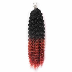 T1B-350# Kinky Curly Micro Ring Loop Miracle Knots Feather Crochet Hair Extension Remy Hair
