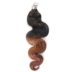Body Wave Micro Ring Loop Miracle Knots Feather Crochet Hair Extension Remy Hair